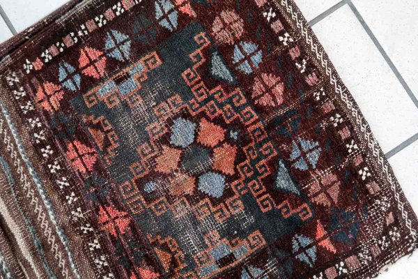 Antique Afghan Baluch Rug, 1900s-JZV-1361411