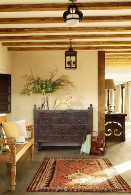 Antique Afghan Chest in Wood, 1930s-UZN-1399182