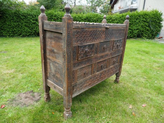 Antique Afghan Chest in Wood, 1930s-UZN-1399182