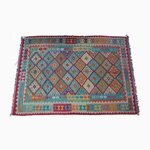 Antique Afghan Dyed Kilim Carpet-EAI-711596