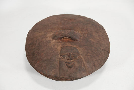 Antique African Yoruba Oracle Scale with Lid, Nigeria