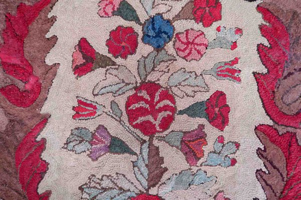 Antique American Hooked Rug, 1880s-JZV-1420851