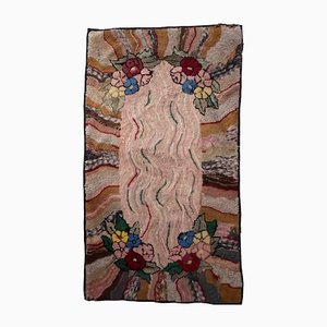 Antique American Hooked Rug, 1880s-JZV-1427242