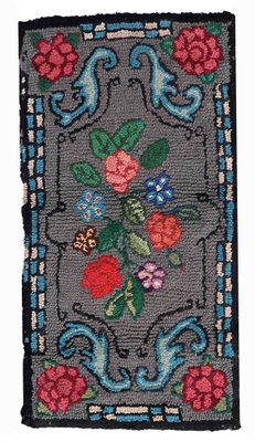 Antique American Hooked Rug, 1890s-JZV-1427240