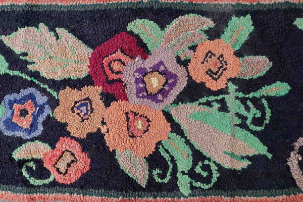 Antique American Hooked Rug, 1890s-JZV-1427246