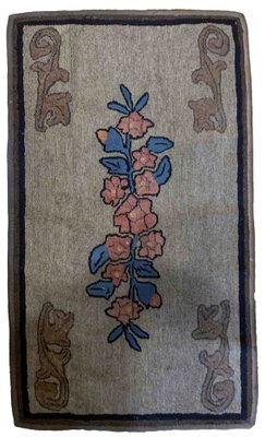 Antique American Hooked Rug, 1900s-JZV-1187559