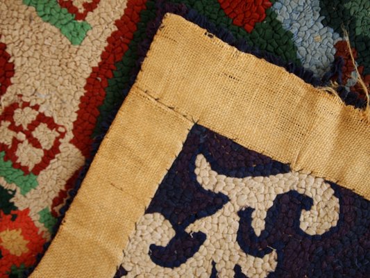 Antique American Hooked Rug, 1920s-JZV-1065548