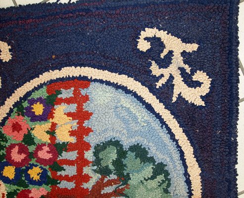 Antique American Hooked Rug, 1920s-JZV-1065548