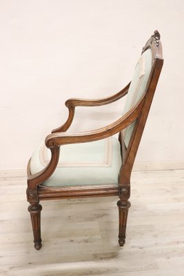 Antique Armchair in Walnut, 18th Century-DCO-1757151