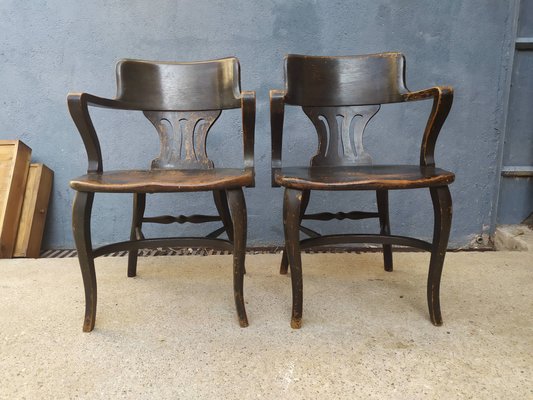 Antique Armchairs by Johnson Ford, Set of 2-EAD-736022