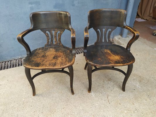 Antique Armchairs by Johnson Ford, Set of 2-EAD-736022