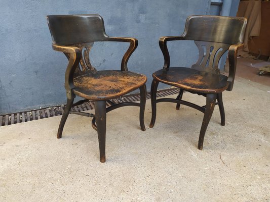 Antique Armchairs by Johnson Ford, Set of 2-EAD-736022