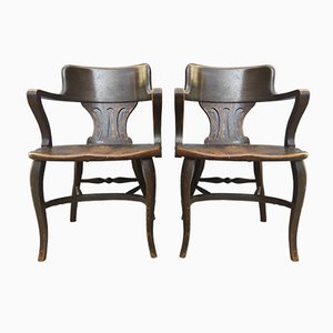 Antique Armchairs by Johnson Ford, Set of 2-EAD-736022