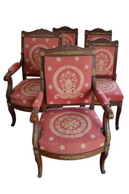 Antique Armchairs, Set of 8-TYI-1734259