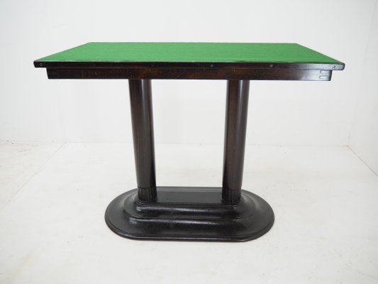 Antique Art Deco Game Table with Iron Base, 1920s-TZ-1388960