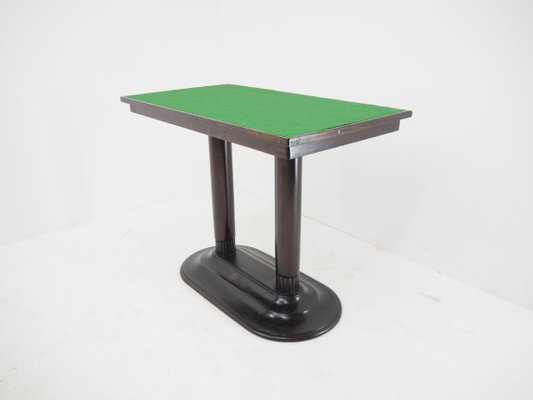 Antique Art Deco Game Table with Iron Base, 1920s-TZ-1388960