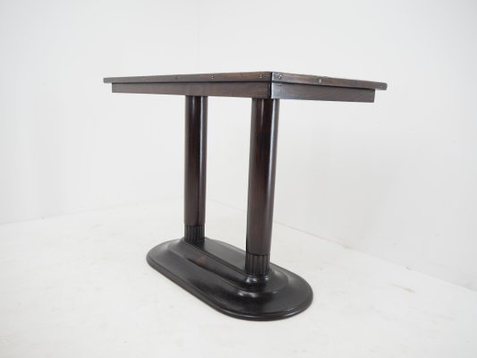 Antique Art Deco Game Table with Iron Base, 1920s-TZ-1388960