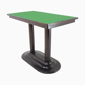 Antique Art Deco Game Table with Iron Base, 1920s-TZ-1388960