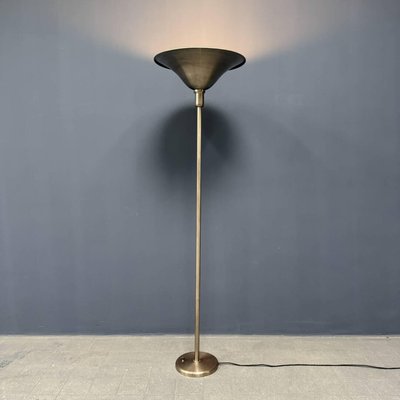 Antique Art Deco Nickel-Plated Floor Lamp, 1920s-NPL-2016949