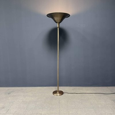 Antique Art Deco Nickel-Plated Floor Lamp, 1920s-NPL-2016949