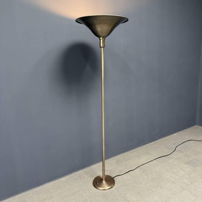 Antique Art Deco Nickel-Plated Floor Lamp, 1920s-NPL-2016949