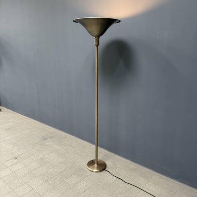 Antique Art Deco Nickel-Plated Floor Lamp, 1920s-NPL-2016949