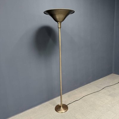 Antique Art Deco Nickel-Plated Floor Lamp, 1920s-NPL-2016949