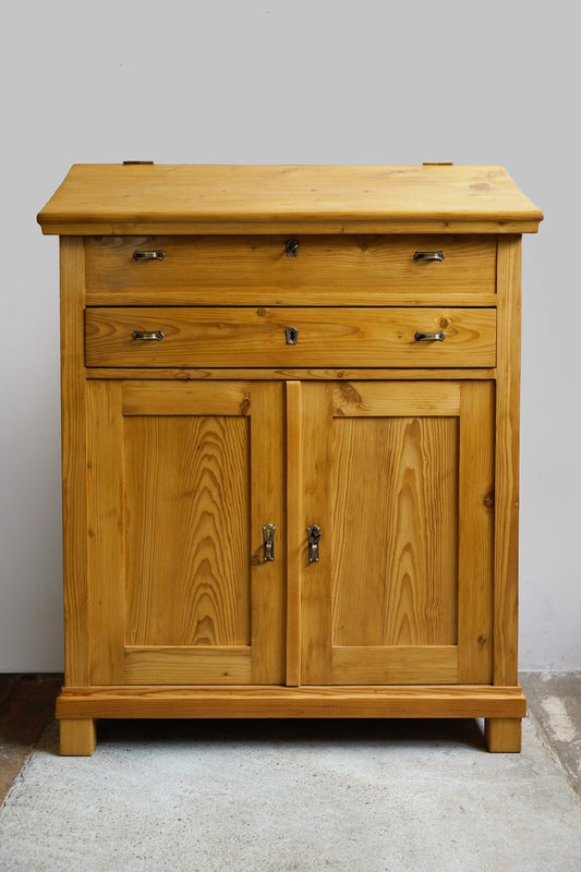 Antique Art Deco Tall Desk, 1920s