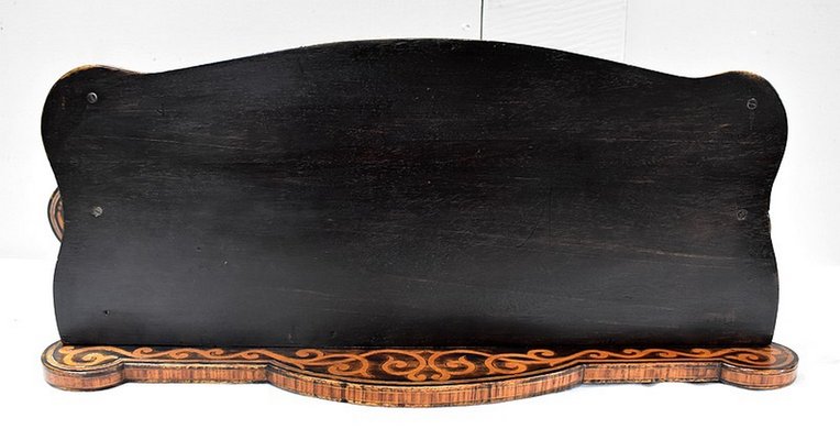 Antique Art Nouveau Blackened Rosewood Shelf, 1900s-RVK-746356