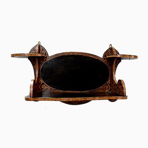 Antique Art Nouveau Blackened Rosewood Shelf, 1900s-RVK-746356