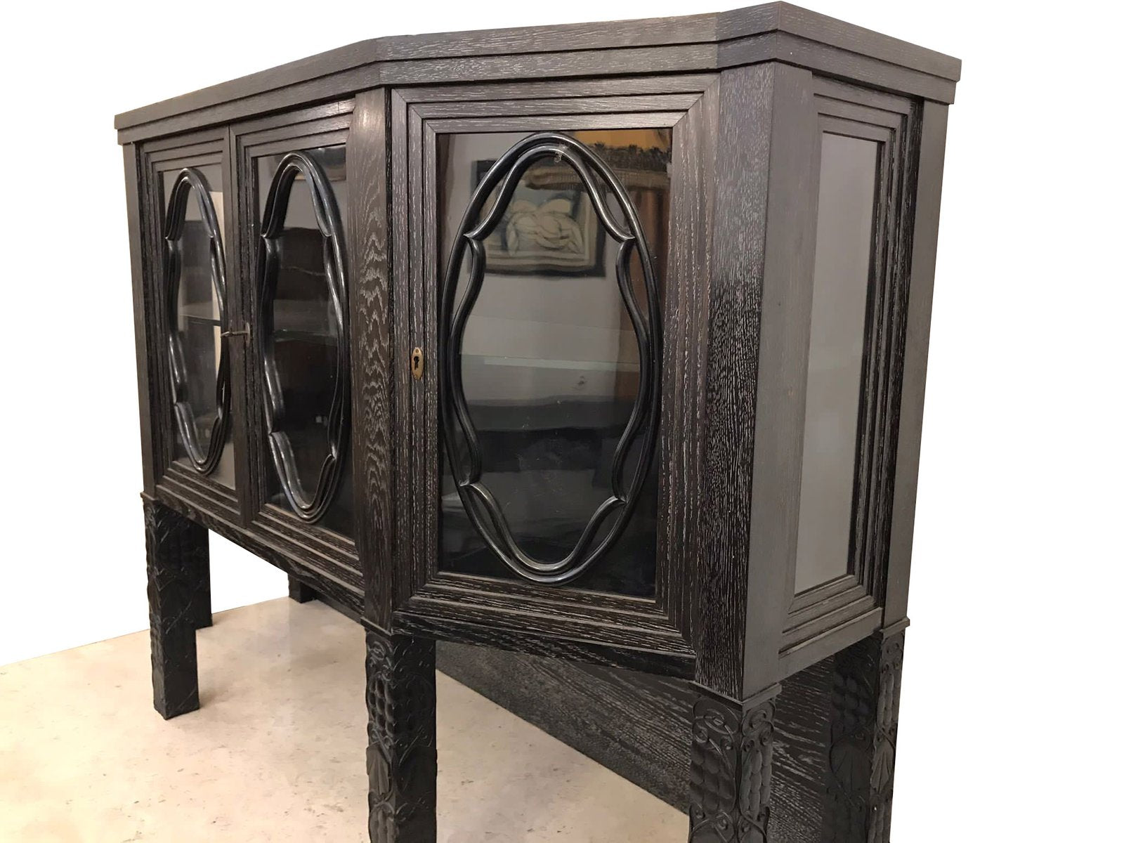 Antique Art Nouveau Buffet by E. J. Margold, 1890s