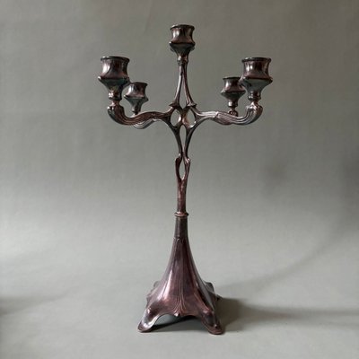 Antique Art Nouveau Candlestick, 1910-ALF-2033610