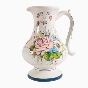 Antique Art Nouveau Ceramic Bassano Jug, 1900s-NJV-885738