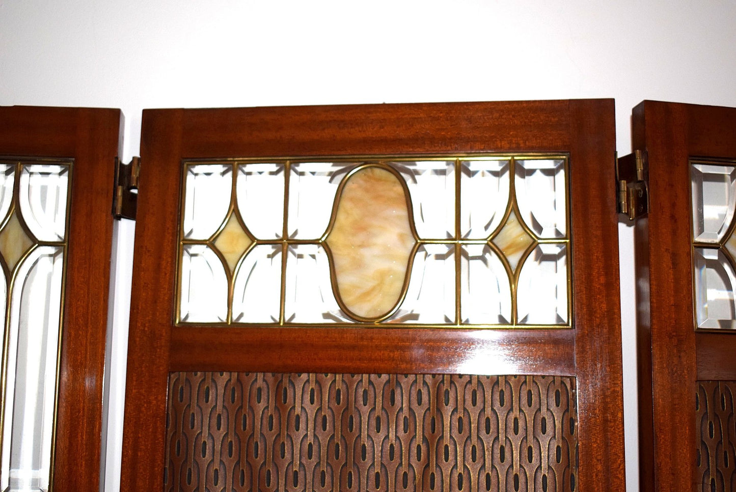 Antique Art Nouveau Folding Screen, Vienna