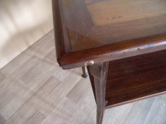 Antique Art Nouveau Side Table, 1890s-FEO-1750121