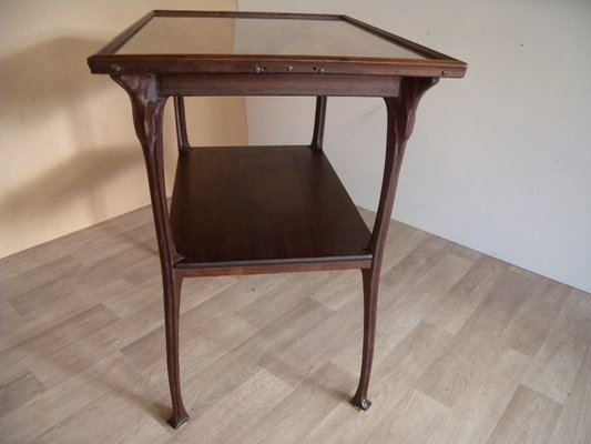 Antique Art Nouveau Side Table, 1890s-FEO-1750121