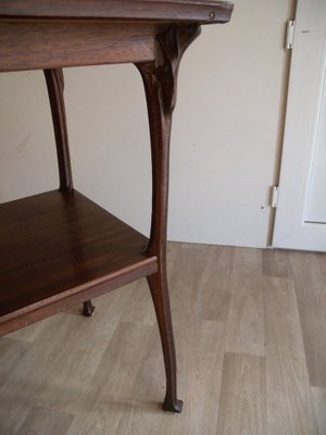 Antique Art Nouveau Side Table, 1890s-FEO-1750121