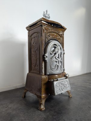 Antique Art Nouveau Stove-HLV-2033116