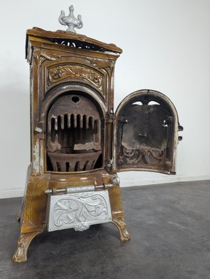 Antique Art Nouveau Stove-HLV-2033116