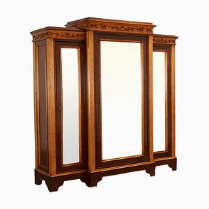 Antique Art Nouveau Wardrobe in Maple-VMM-2023902