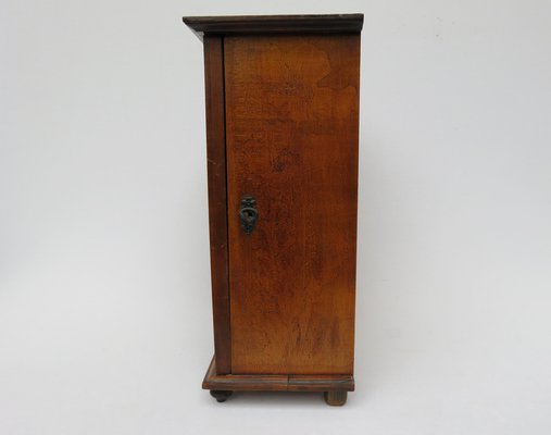 Antique Art Nouveau Wood Cabinet-EY-567319