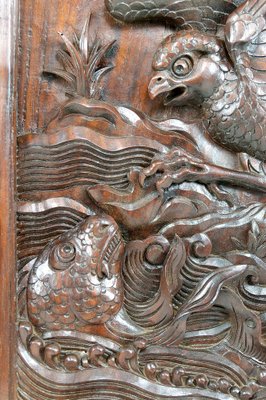 Antique Asian Cabinet in Carved Wood, 1880-XNH-1816669