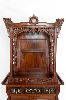 Antique Asian Cabinet in Carved Wood, 1880-XNH-1816669