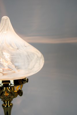 Antique Austrian Opaline Glass Table Lamp, 1905-SPD-873541