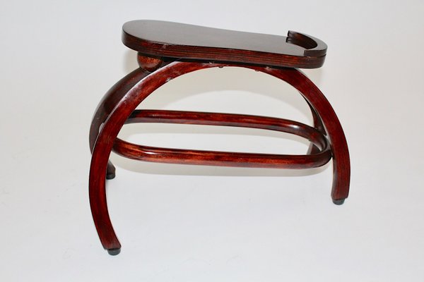 Antique Austrian Shoe Stool by Josef Hoffmann for Thonet, 1900s-NB-655125