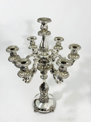 Antique Austro-Hungarian Empire Silver Candelabras, Set of 2-UCH-1224438