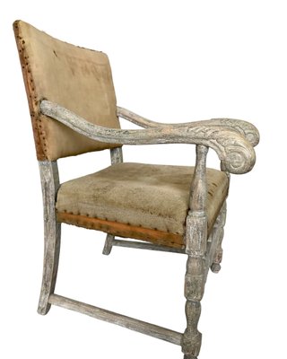 Antique Baroque Armchair-VAY-777201