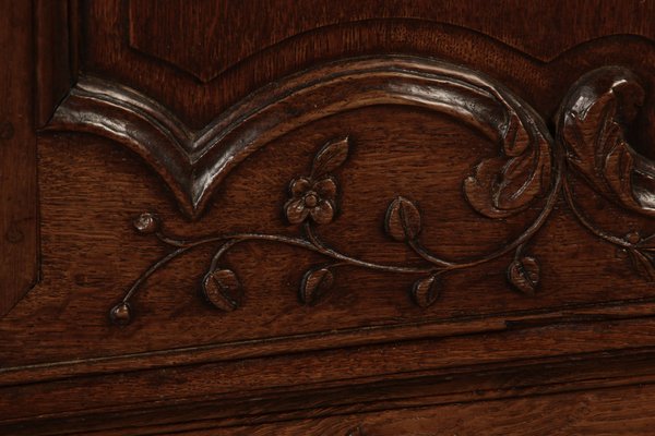 Antique Baroque Cabinet in Oak, 1820-DXD-1750241