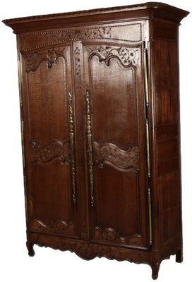 Antique Baroque Cabinet in Oak, 1820-DXD-1750241