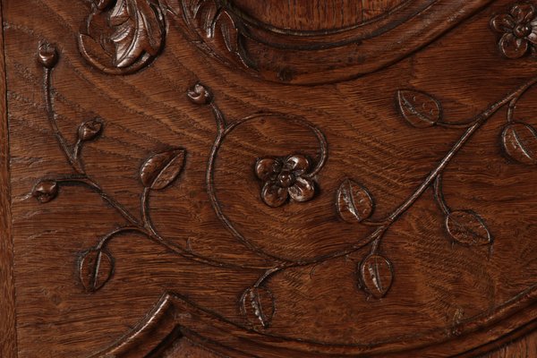 Antique Baroque Cabinet in Oak, 1820-DXD-1750241